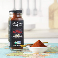 Watkins square glass grinder detail enables easy, controlled seasoning