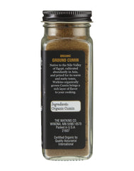Watkins square glass grinder highlights fresh-ground flavor while storing neatly.