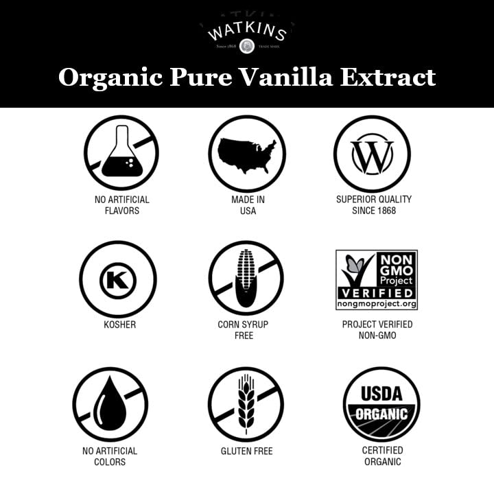 Watkins Vanilla Alcohol-Free flavoring in beverage shot demonstrates quick flavor boost