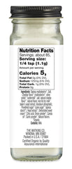 Watkins white cheddar seasoning jar label highlights organic ingredients