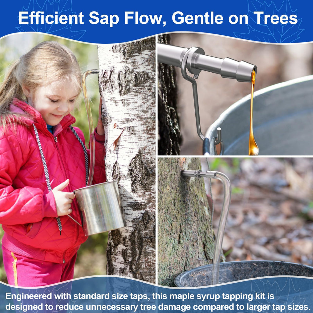 WAVEBEEXS 3ft sap tubing enables efficient maple sap transport.