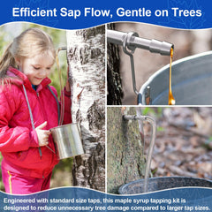 WAVEBEEXS 3ft sap tubing enables efficient maple sap transport.