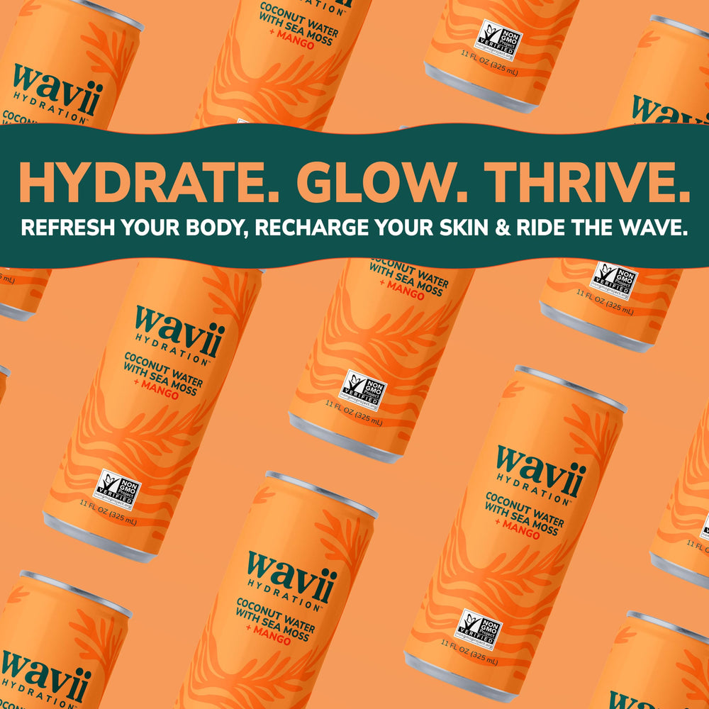 Wavii Hydration twelve-can case for convenient on-the-go hydration