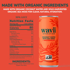 Close-up of sea moss ingredient used in Wavii Hydration