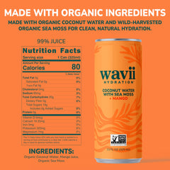 Wavii Hydration sea moss ingredients highlight natural minerals for daily balance