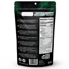 Wayfz coconut cracker close-up shows crisp texture and natural sweetness.