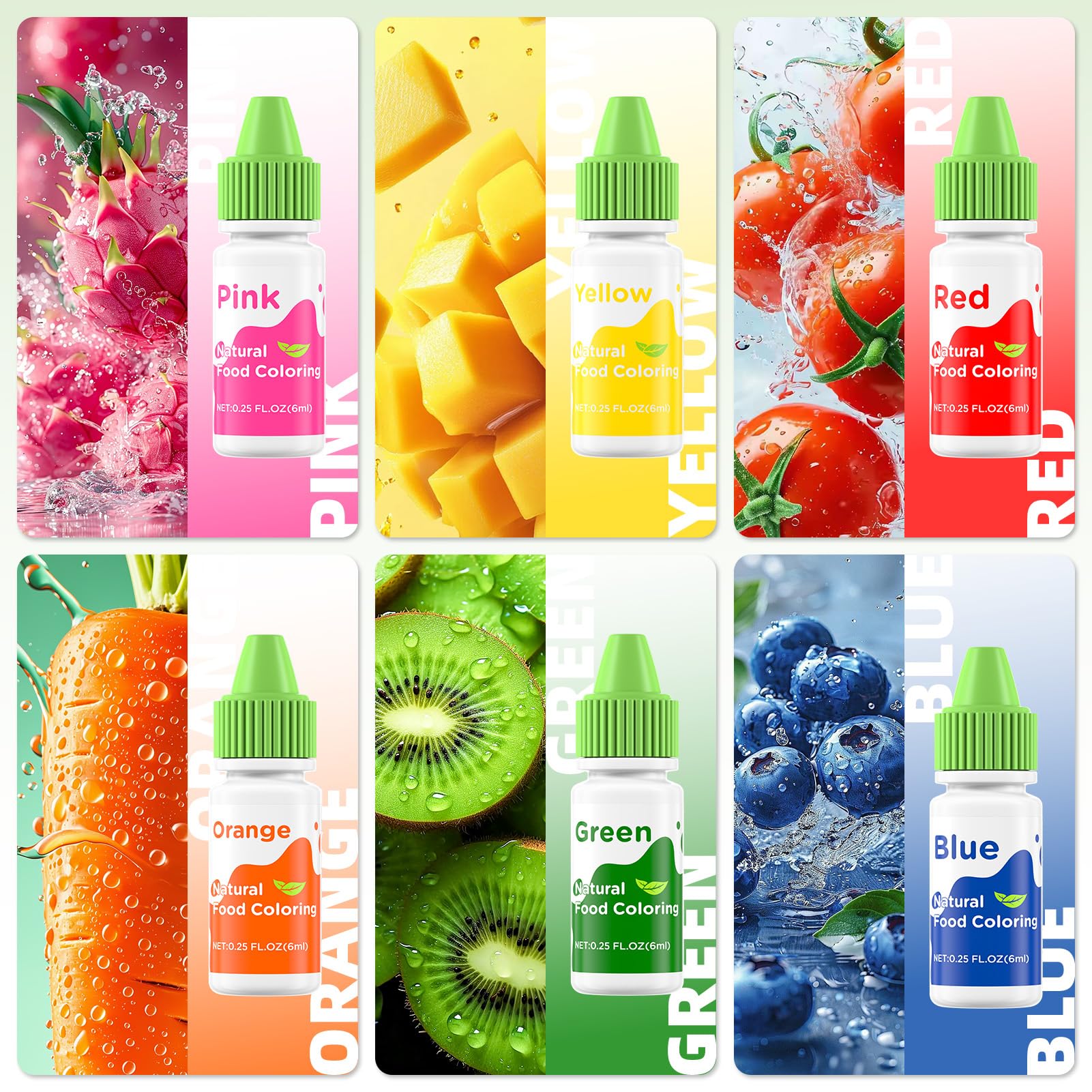 Wayin yellow coloring liquid bottle pour adds sunny tint to cakes.