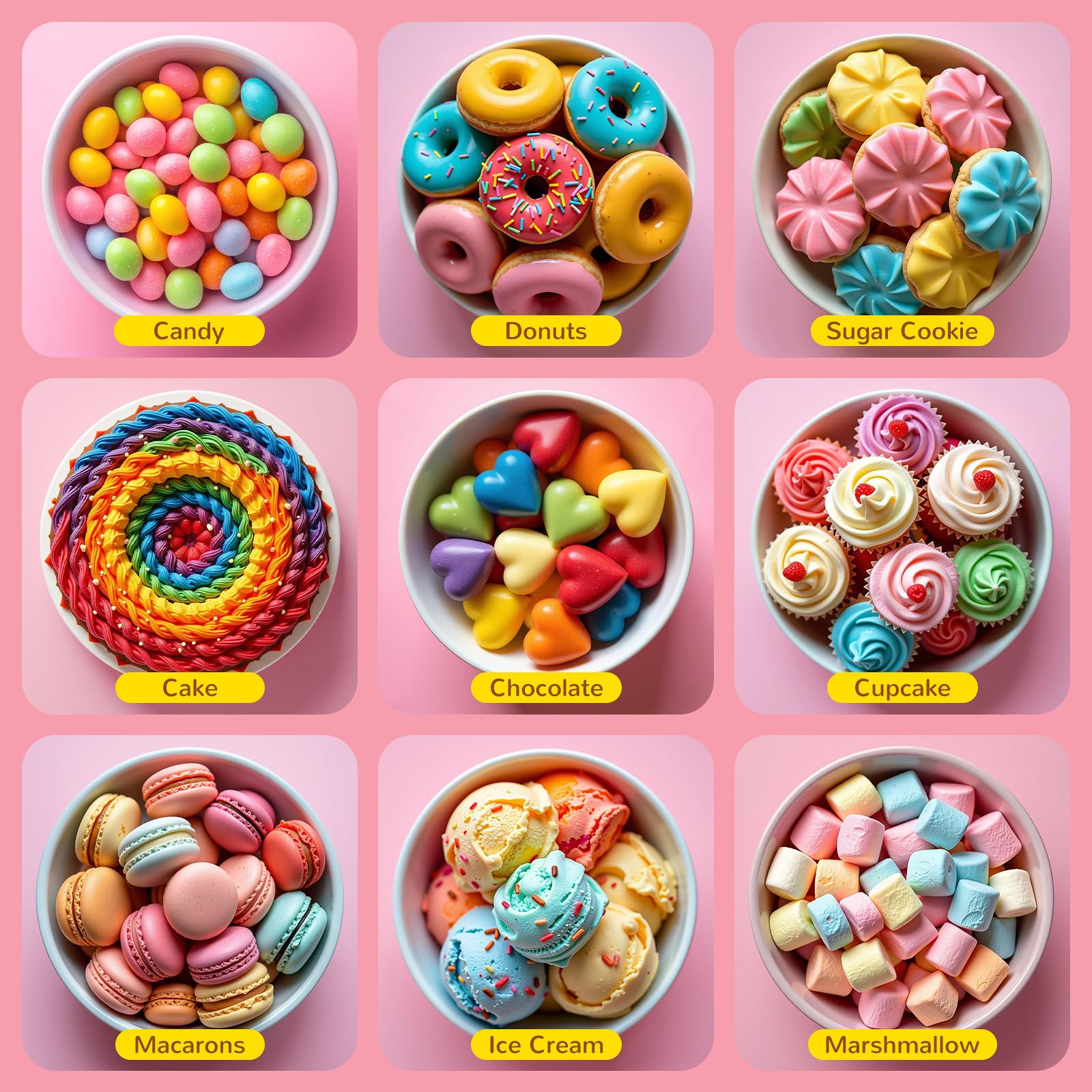 Wayin color blends mix seamlessly for cake pops and chocolate treats.