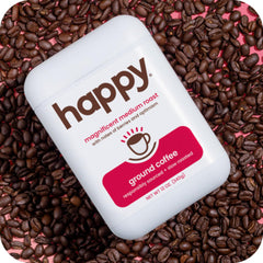 We Are Happy slow roast process for a more complex, smoother taste.