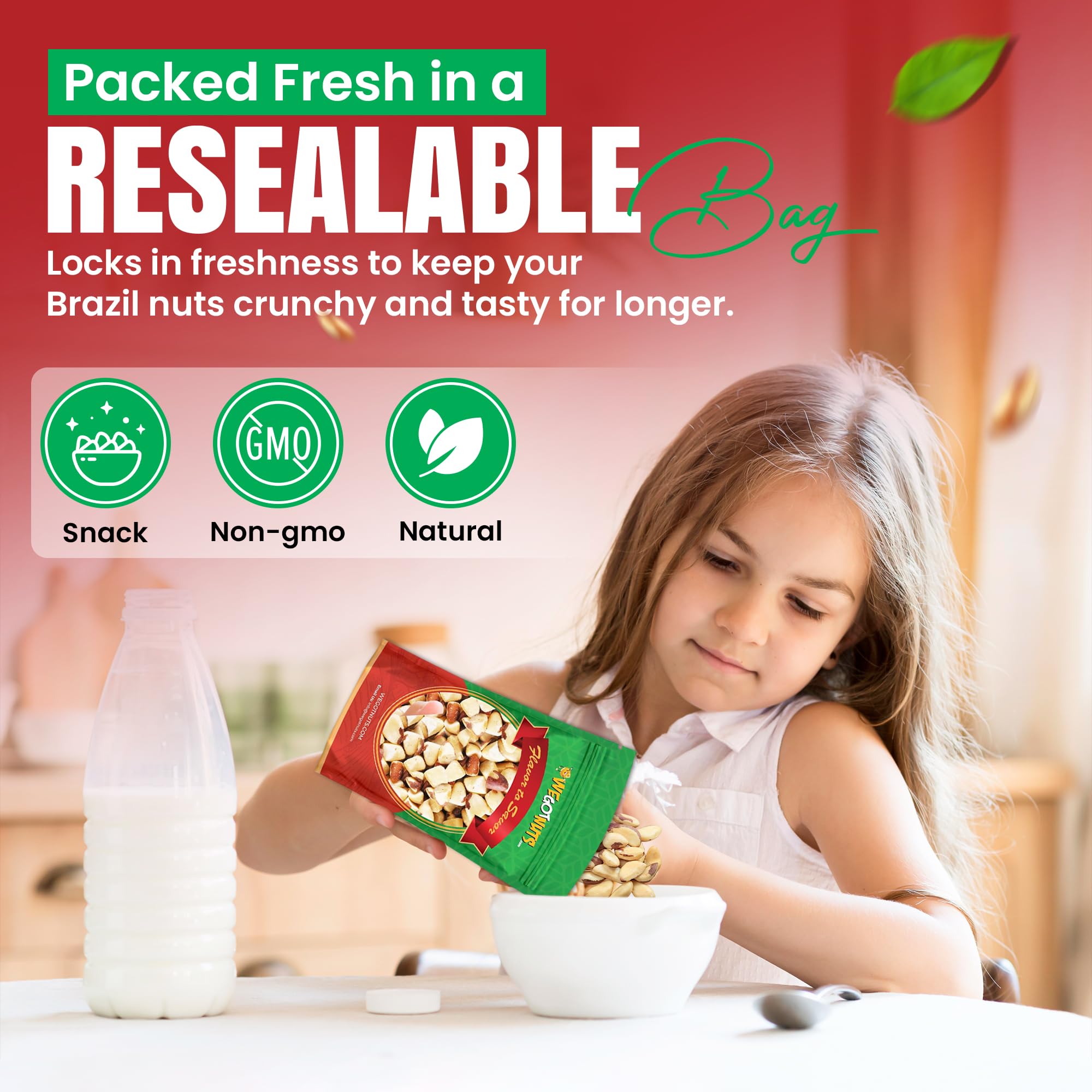 We Got Nuts Brazil nuts in lunchbox for kids and adults.