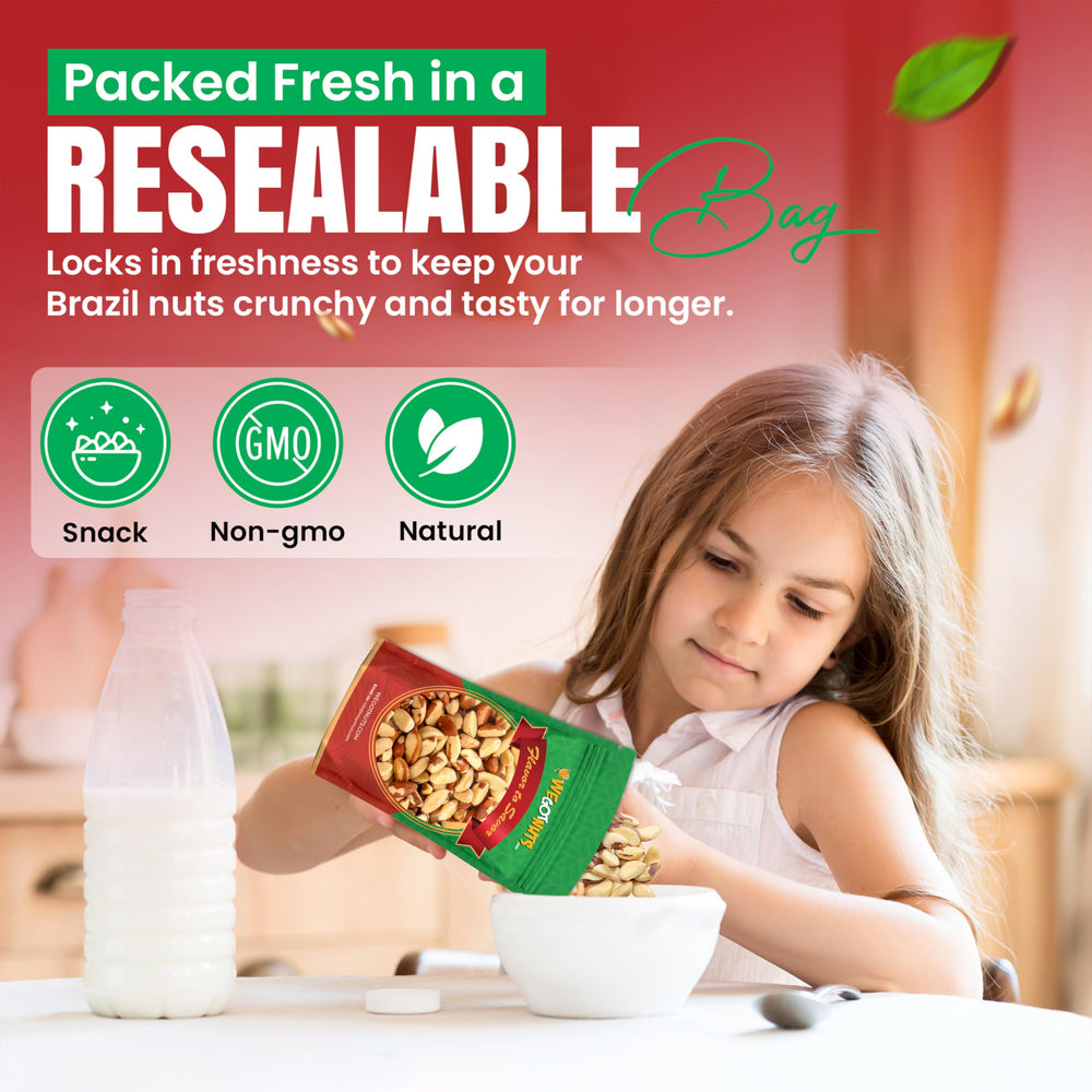 We Got Nuts Brazil nuts no preservatives, clean ingredients for mindful snacking.