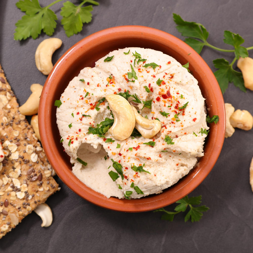 We Got Nuts cashew butter texture close-up highlighting creamy potential.