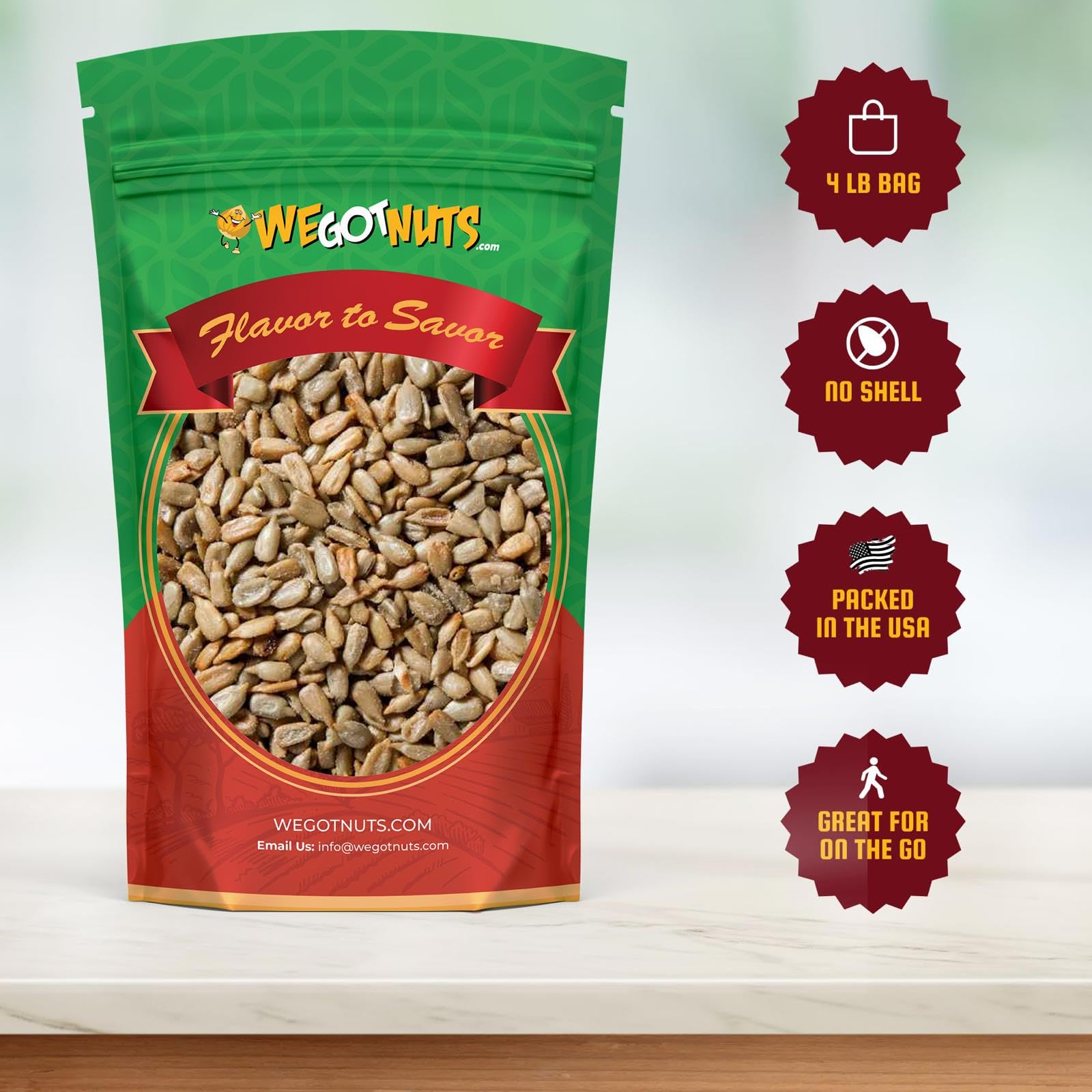 We Got Nuts OK Kosher certified seeds for diverse dietary needs.