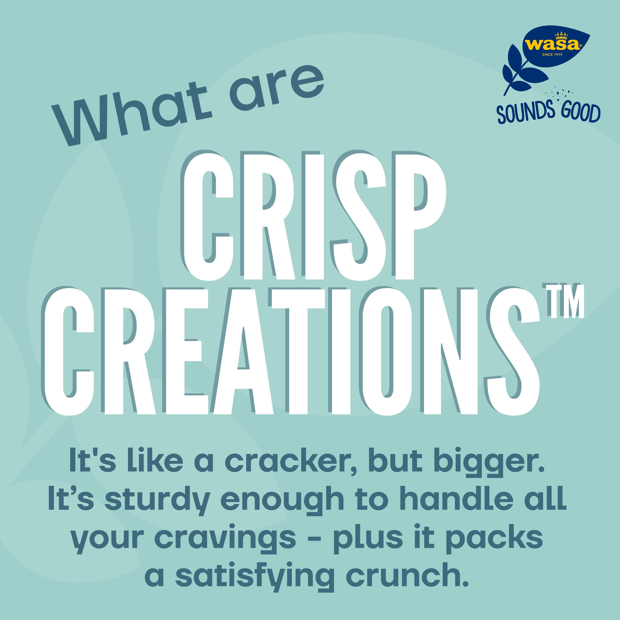 Wasa open-face sandwich on Crisp Creations boosts breakfast