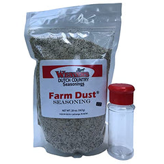 Weavers Dutch Farm Dust Seasoning bottle pour enhances eggs and vegetables