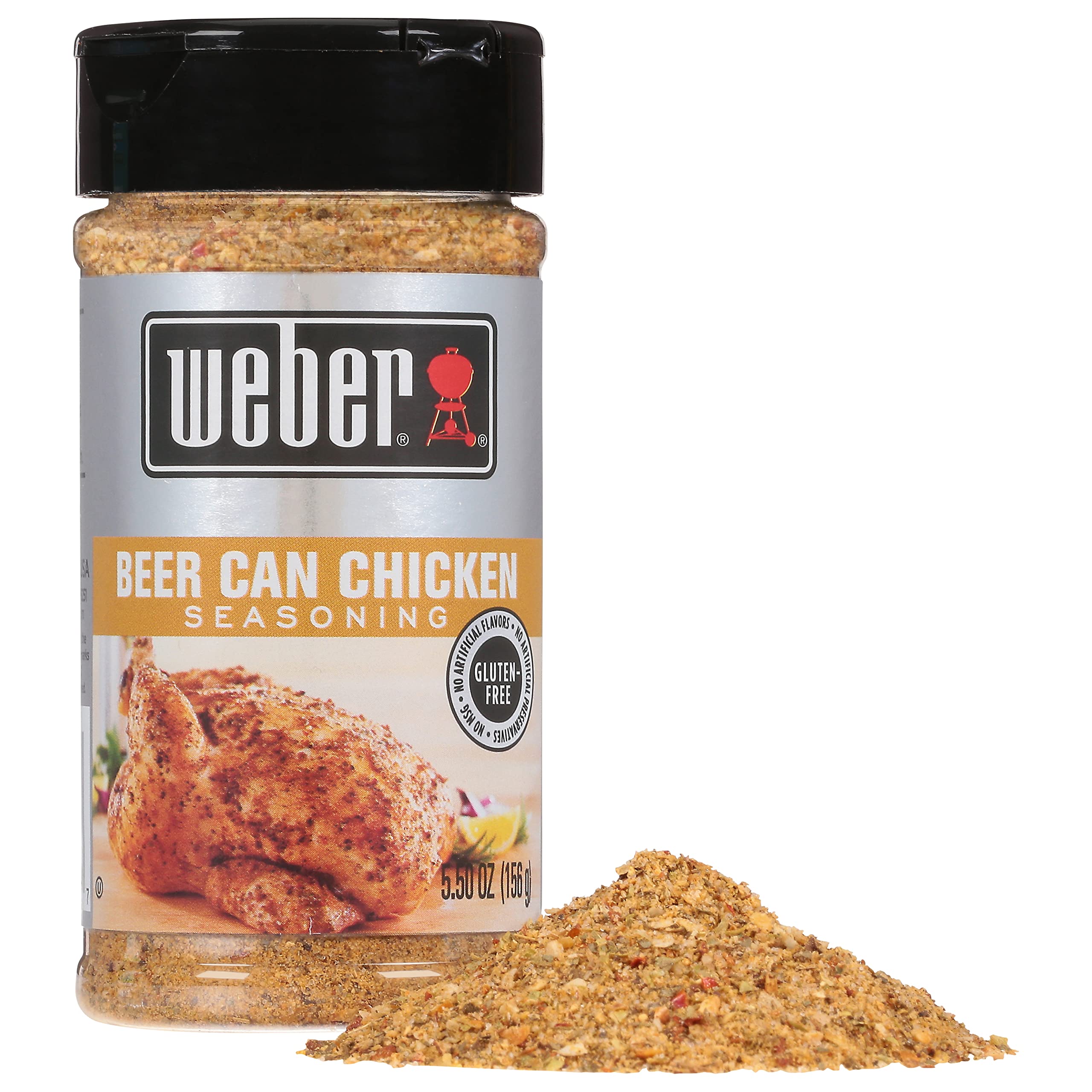Weber Beer Can Chicken Seasoning also elevates turkey and pork chops.
