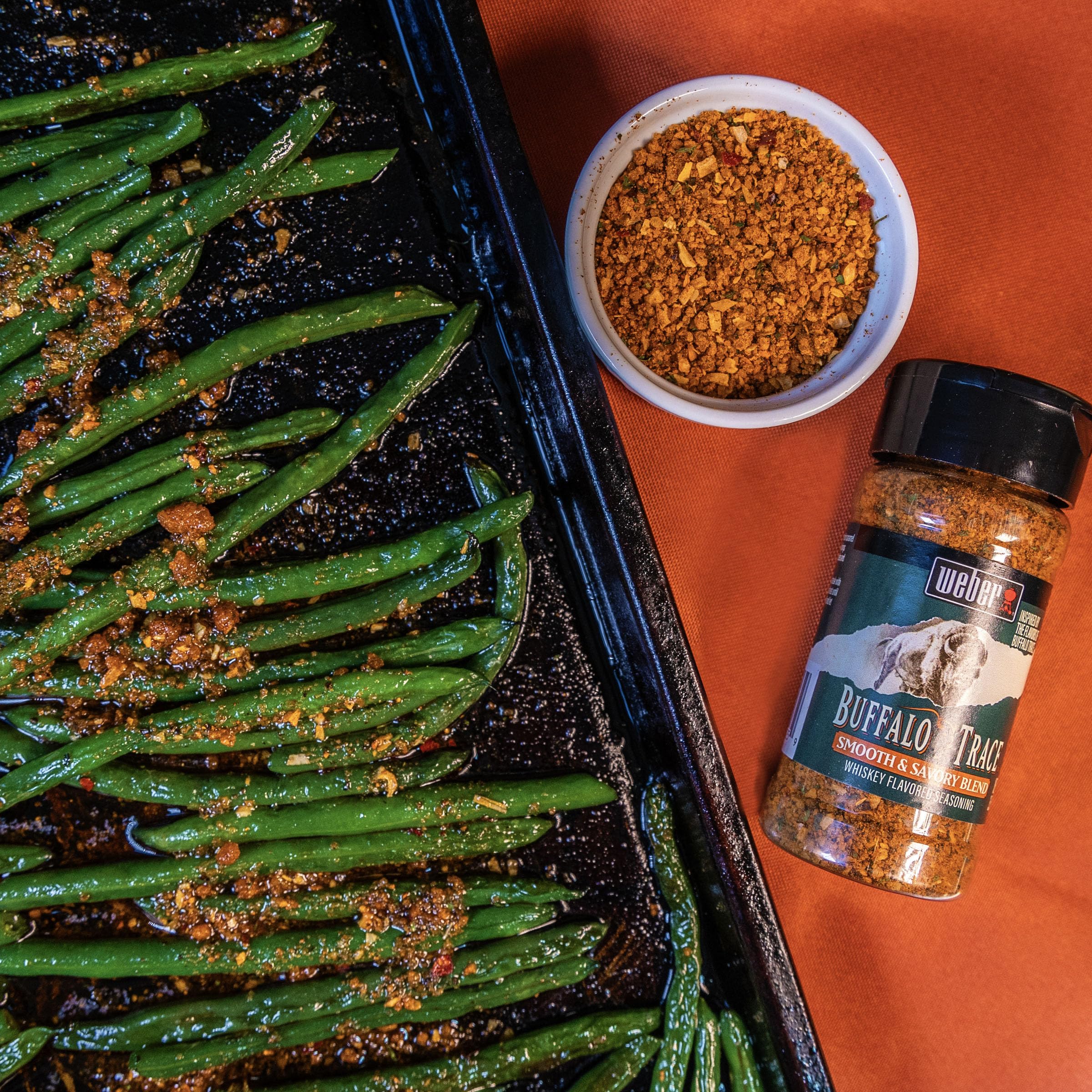 Weber Buffalo Trace seasoning adds depth to a grilled chicken plate