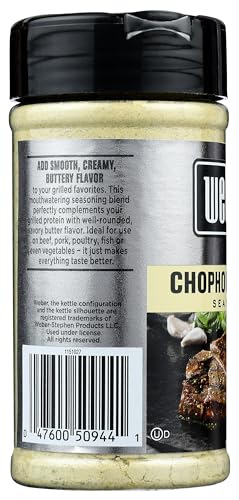 Weber Chophouse Butter Seasoning sizzling in a pan, perfect for searing any protein