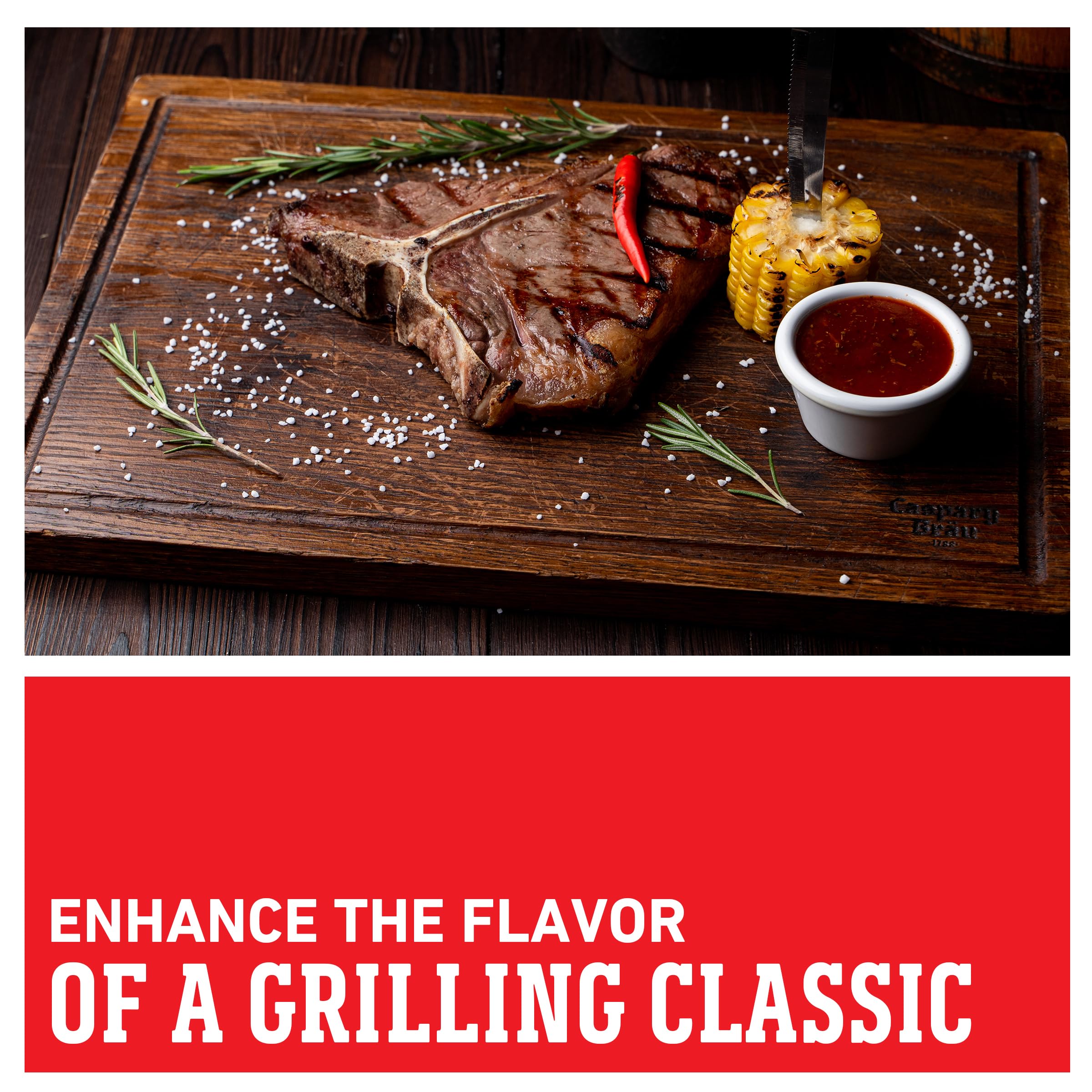 Weber Cowboy Seasoning label close-up shows gluten free option