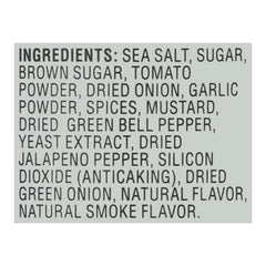 Weber Flavor Bomb Burger Seasoning on a grilled patty for color and zest.