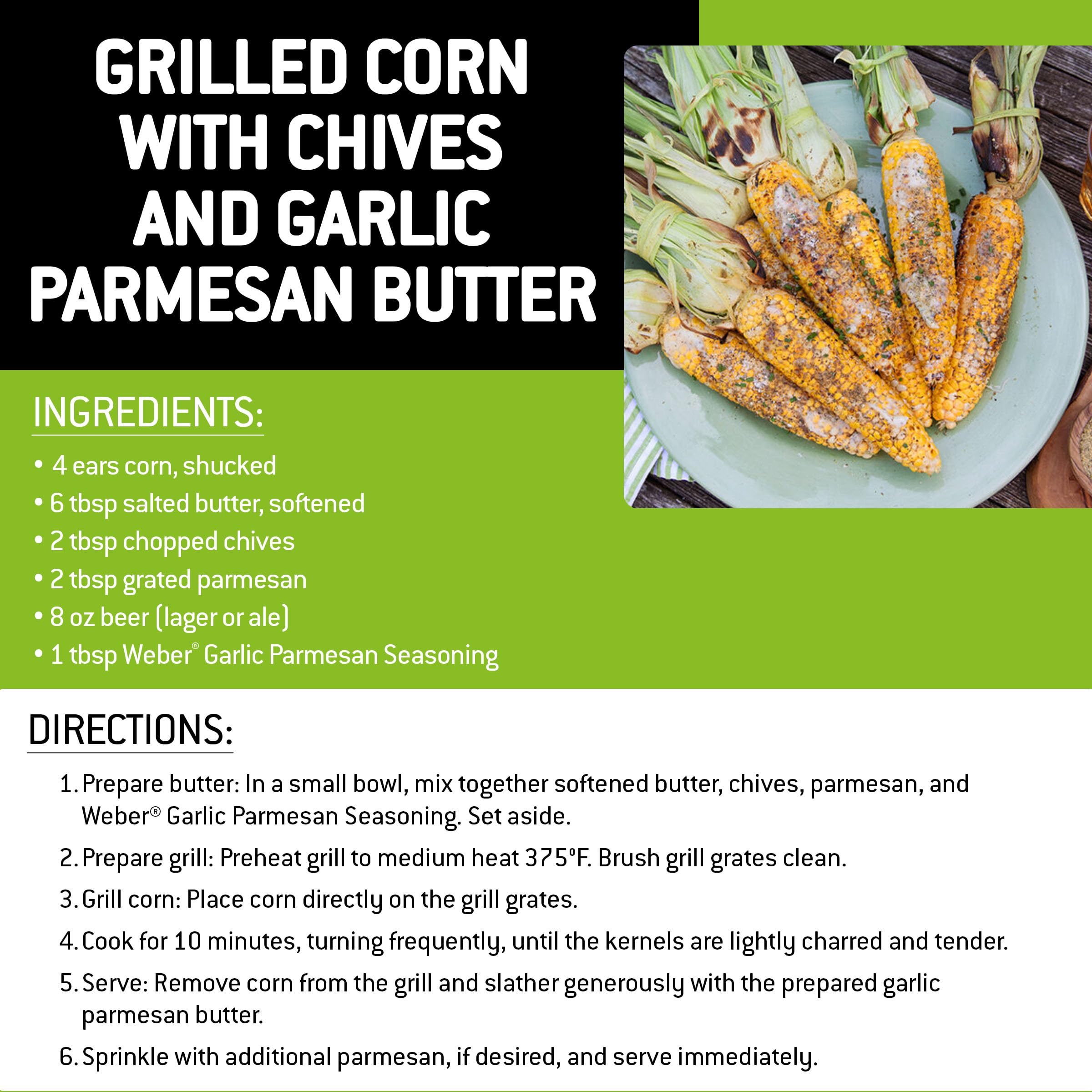 Weber Garlic Parmesan Seasoning pantry display for easy weeknight meals