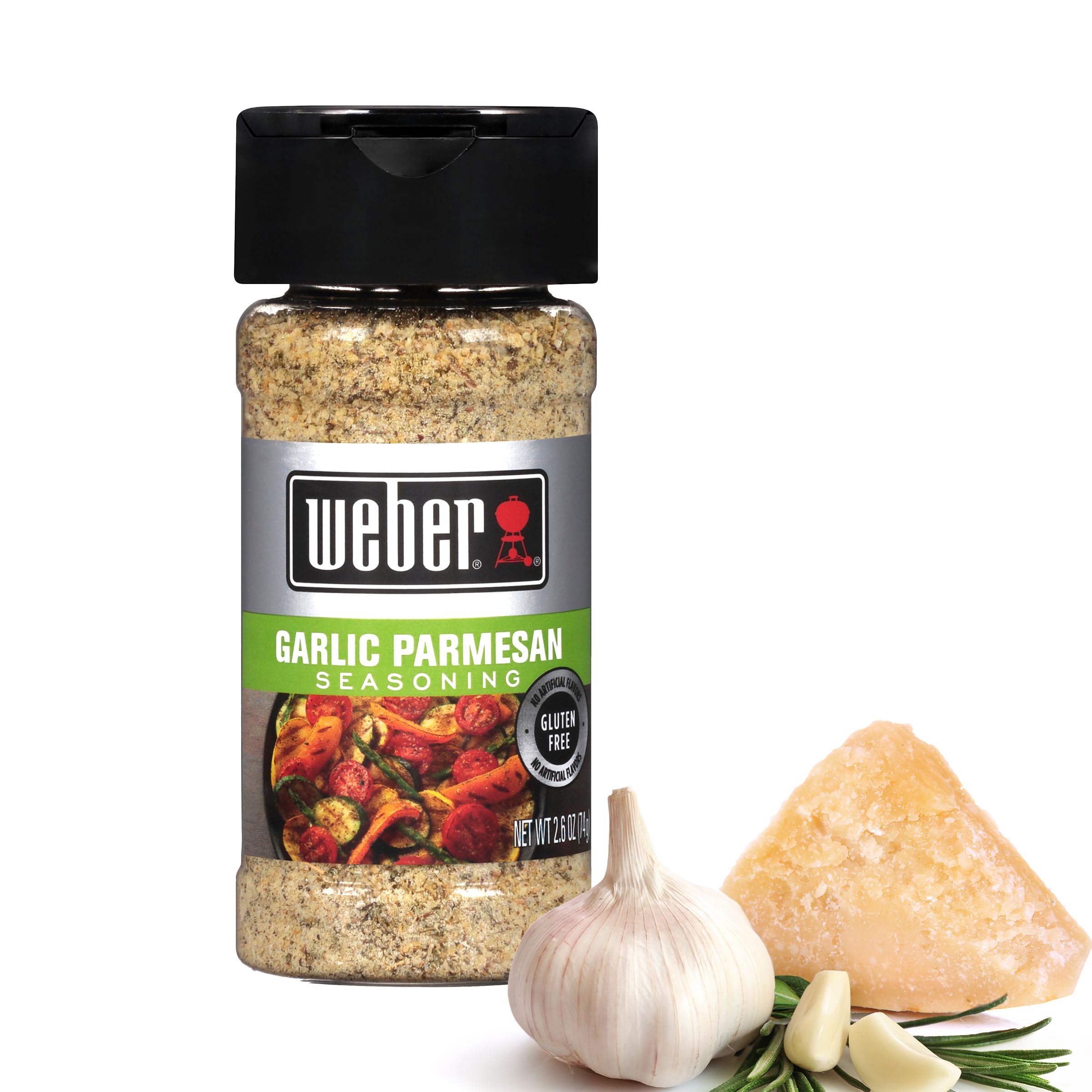 Pantry storage of Weber Garlic Parmesan in a cool dry place