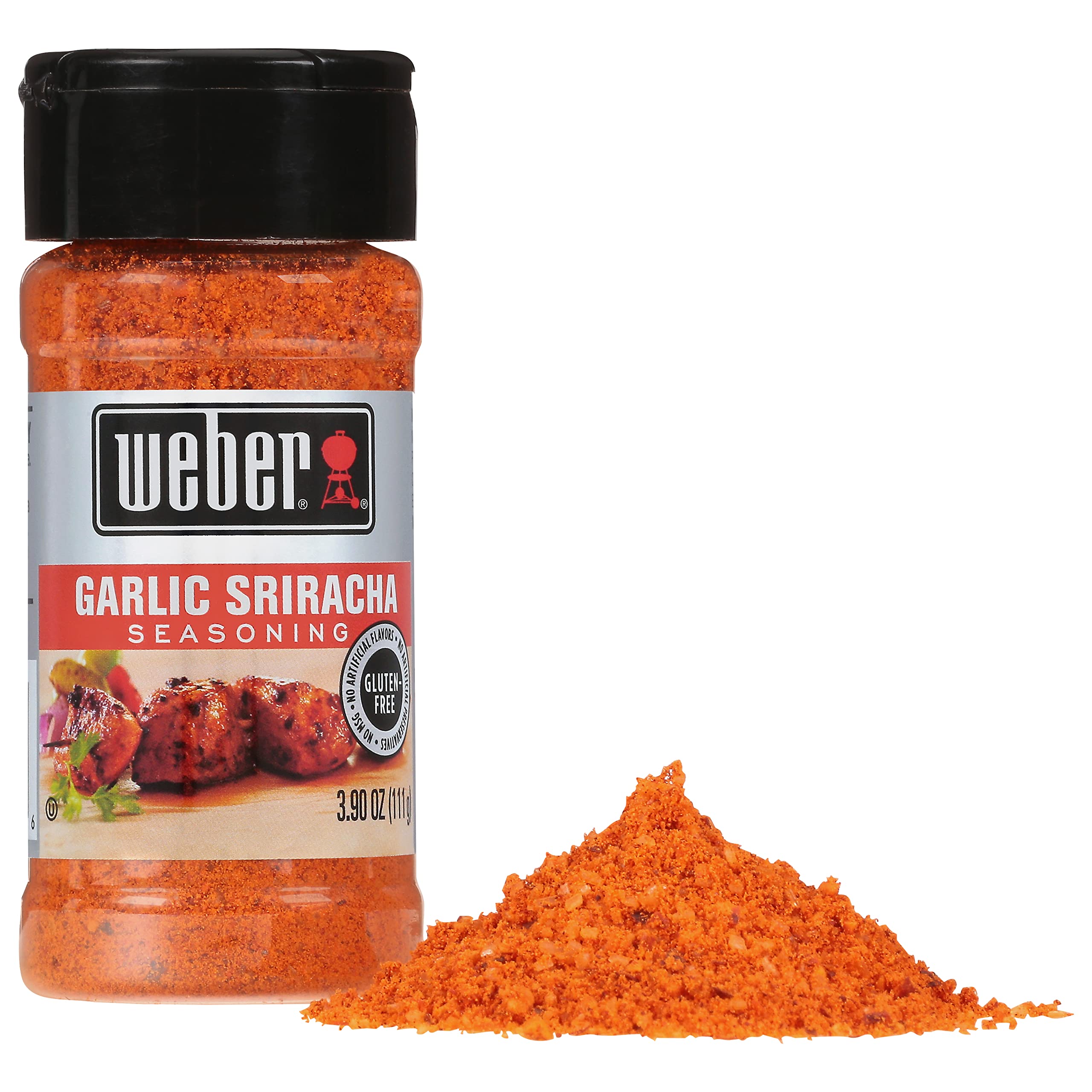 Weber Garlic Sriracha Seasoning on vegetables delivers vibrant flavor with a gentle kick.