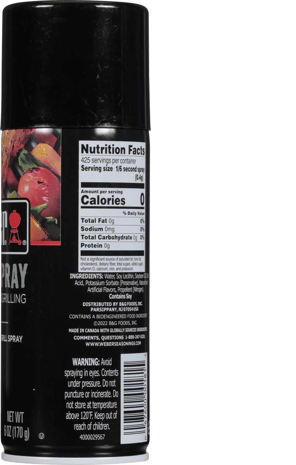 Weber Grill'N Spray 6 Oz pack3 display highlights three-pack convenience for ready use