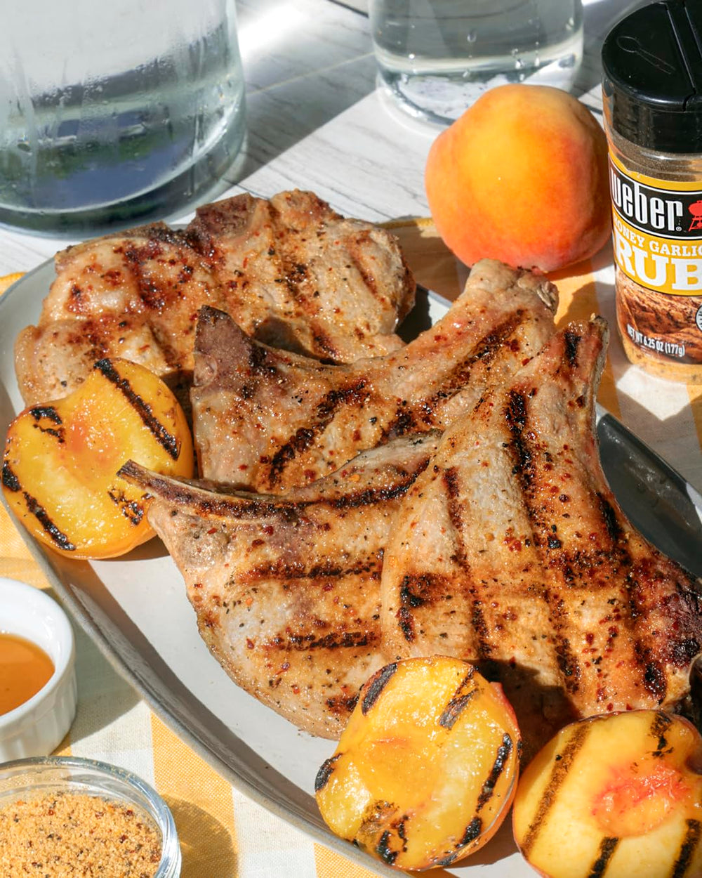 Weber Honey Garlic Rub gluten-free kosher-pack showcased for dietary needs