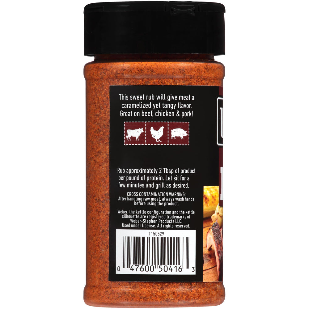 Weber KC BBQ Dry Rub on pork chops for savory crust.