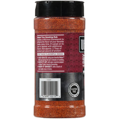 Weber KC BBQ Dry Rub spice detail shows sugar, garlic, paprika balance.