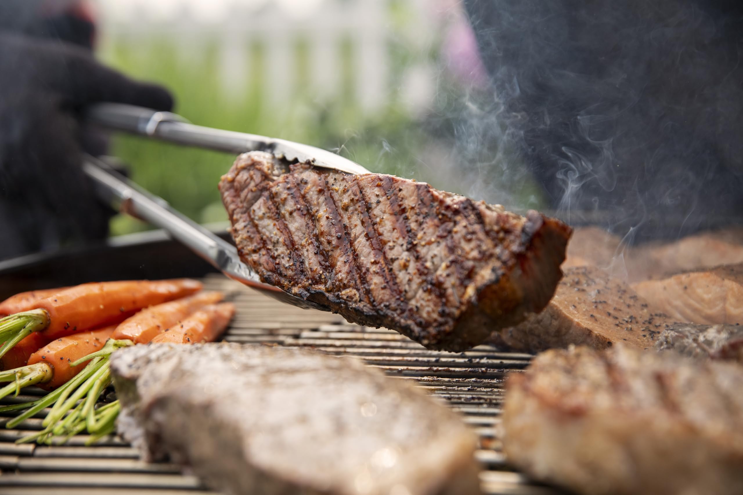 Weber Savory Steakhouse Seasoning bowl-view shows versatile rub for vegetables
