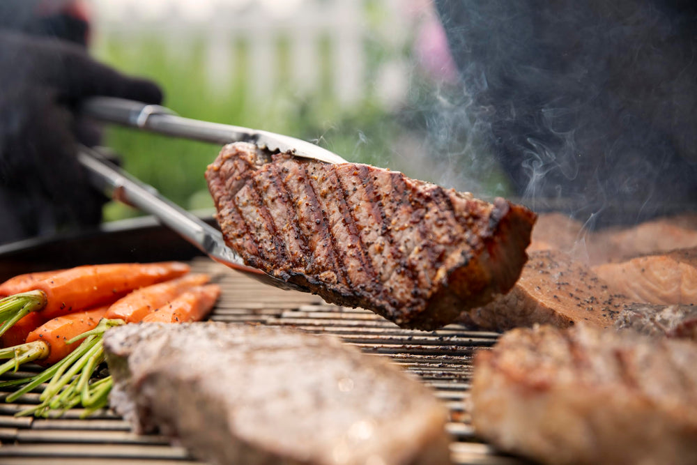 Weber Savory Steakhouse Seasoning bowl-view shows versatile rub for vegetables