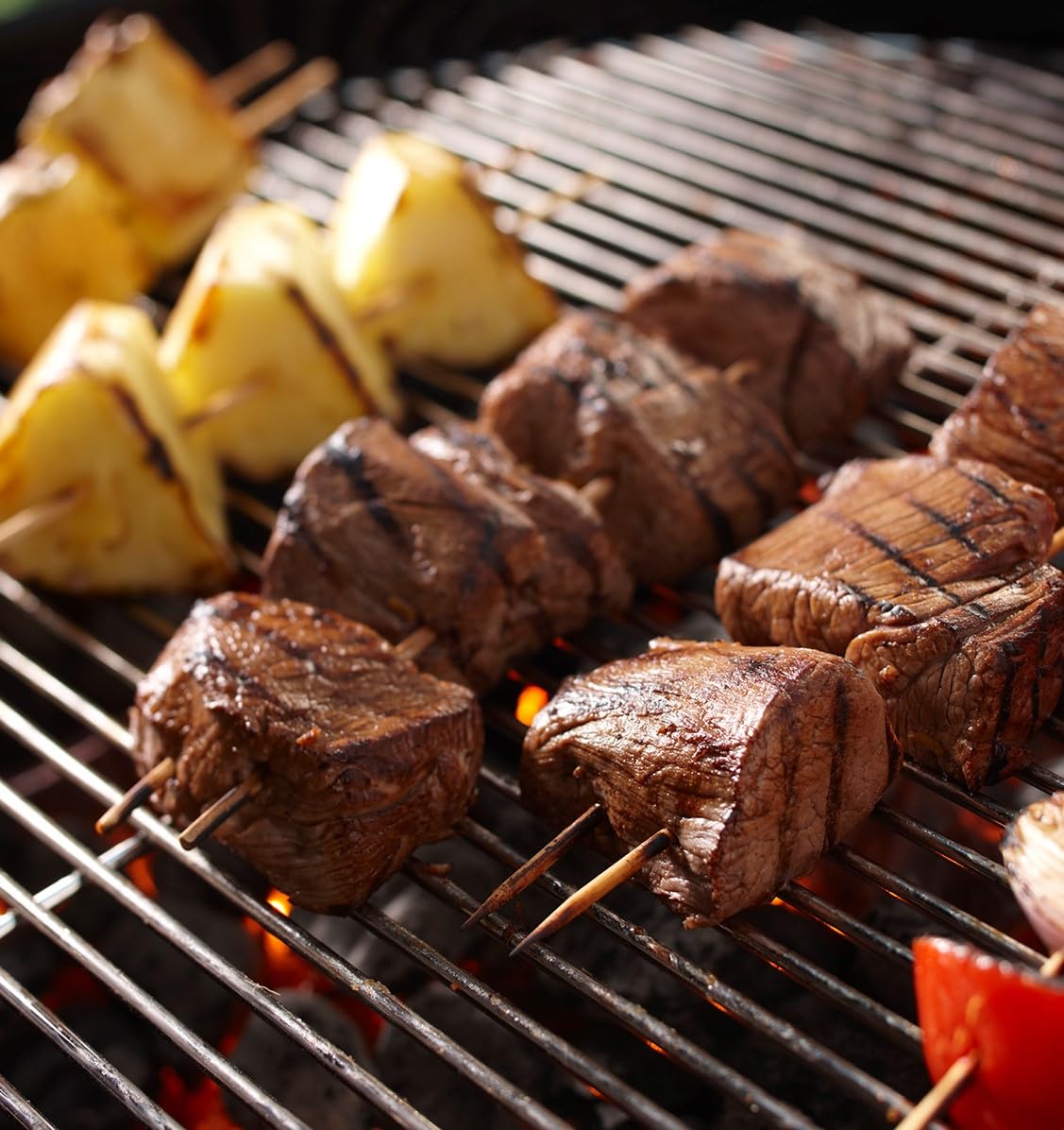 Kitchen scene with Weber Smoky Brown Sugar Dry Rub for flavor