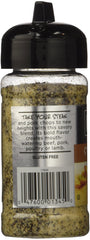 Weber Steak 'N Chop label close-up reveals easy-to-use seasoning