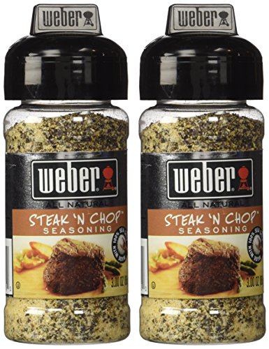 Weber Steak 'N Chop spice blend texture conveys rich aroma on cooking