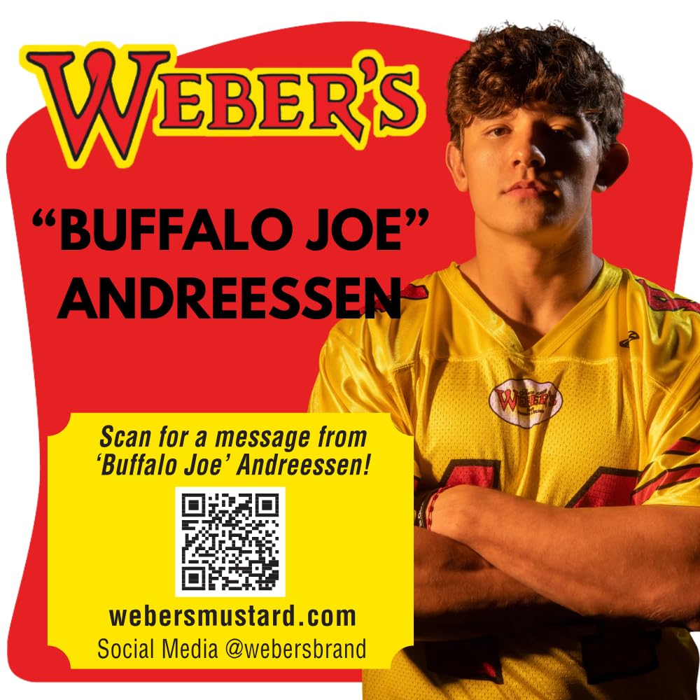 Weber's horseradish mustard ingredients highlight natural, vegan, gluten-free profile