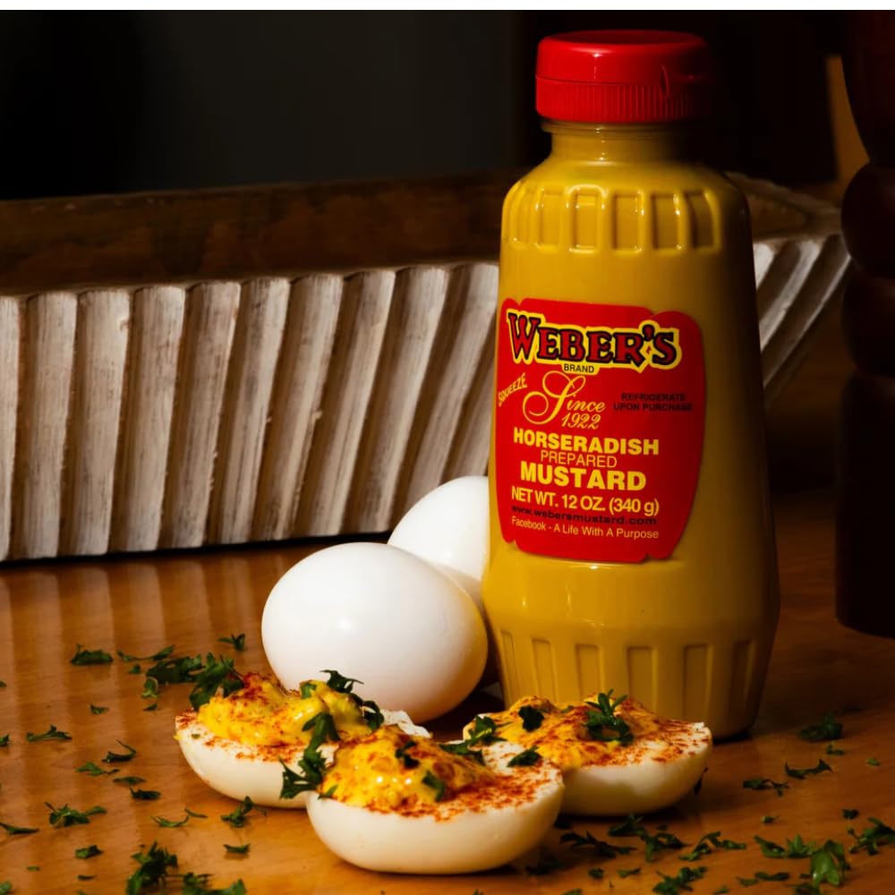 webers mustard is a versatile dip for snacks and salads