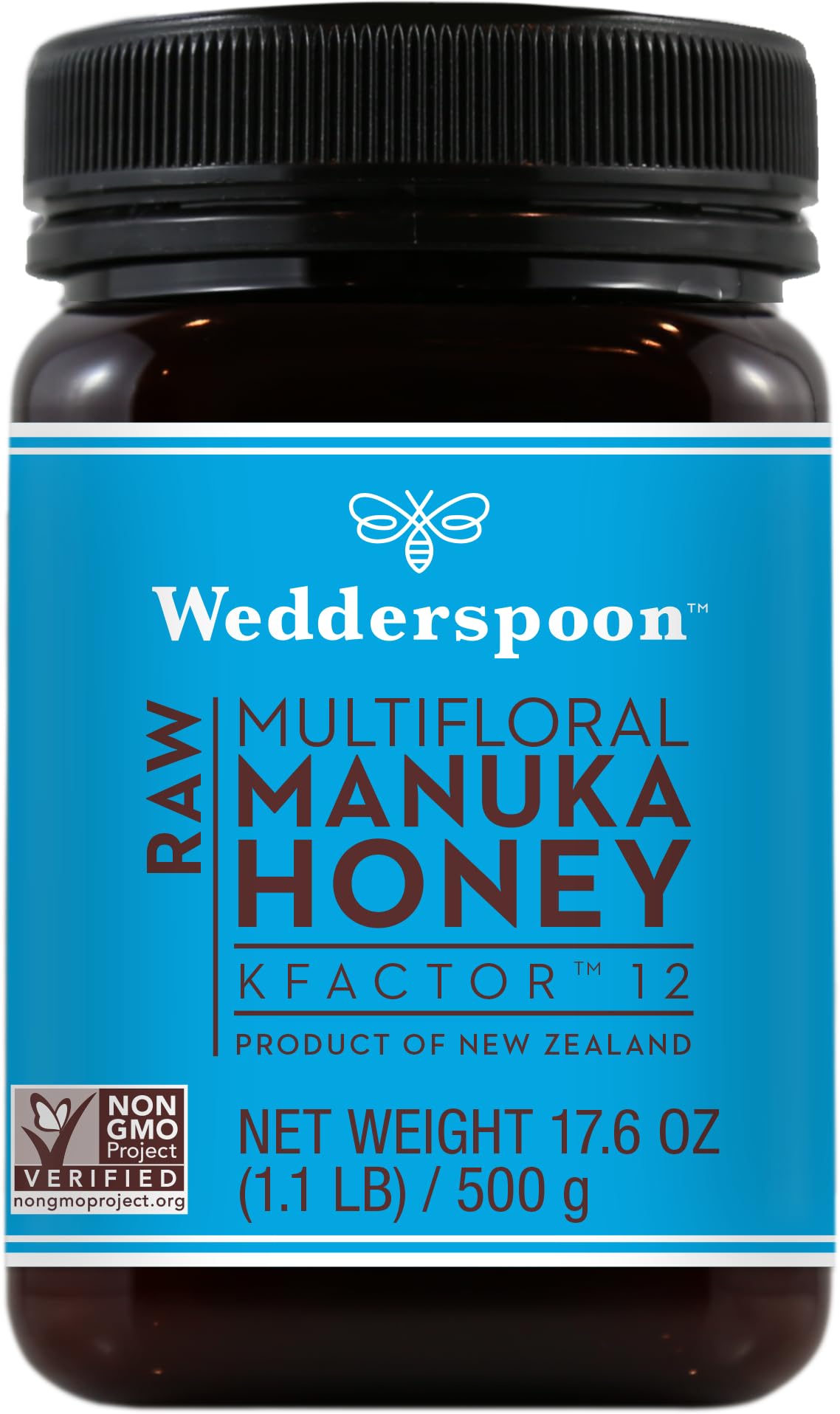 Wedderspoon Manuka honey bottle pour for everyday use