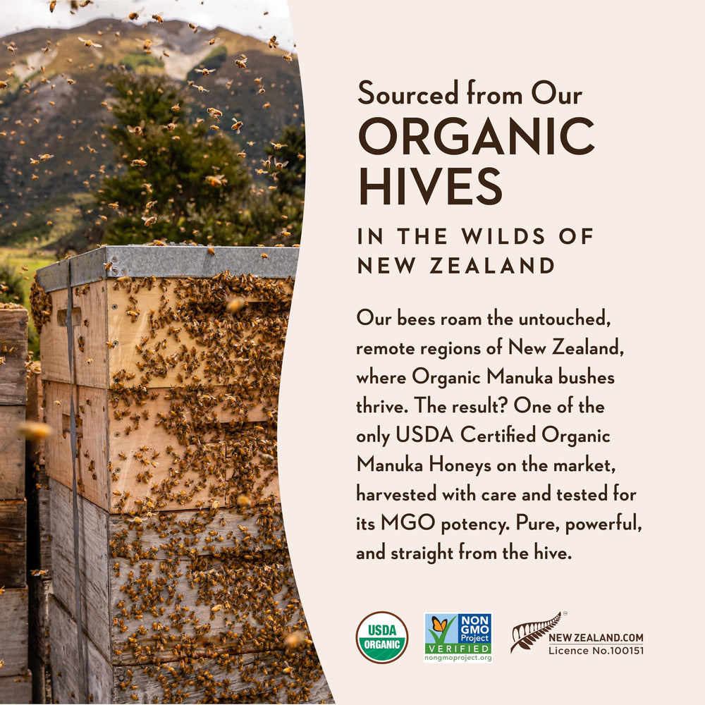 Wedderspoon label close-up confirms BPA-free jar and hive-to-home sourcing.