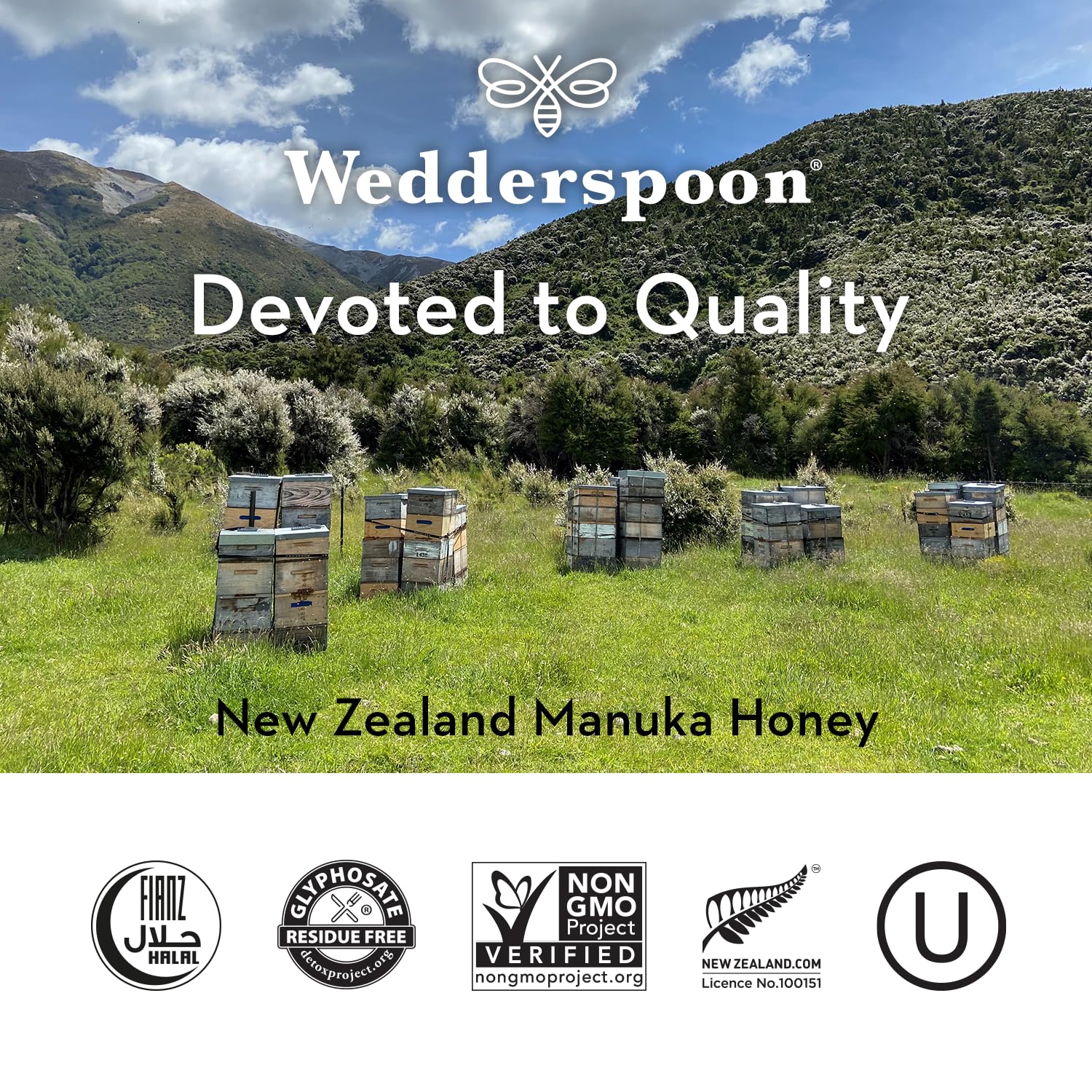 Wedderspoon daily-use honey – may support gut wellness