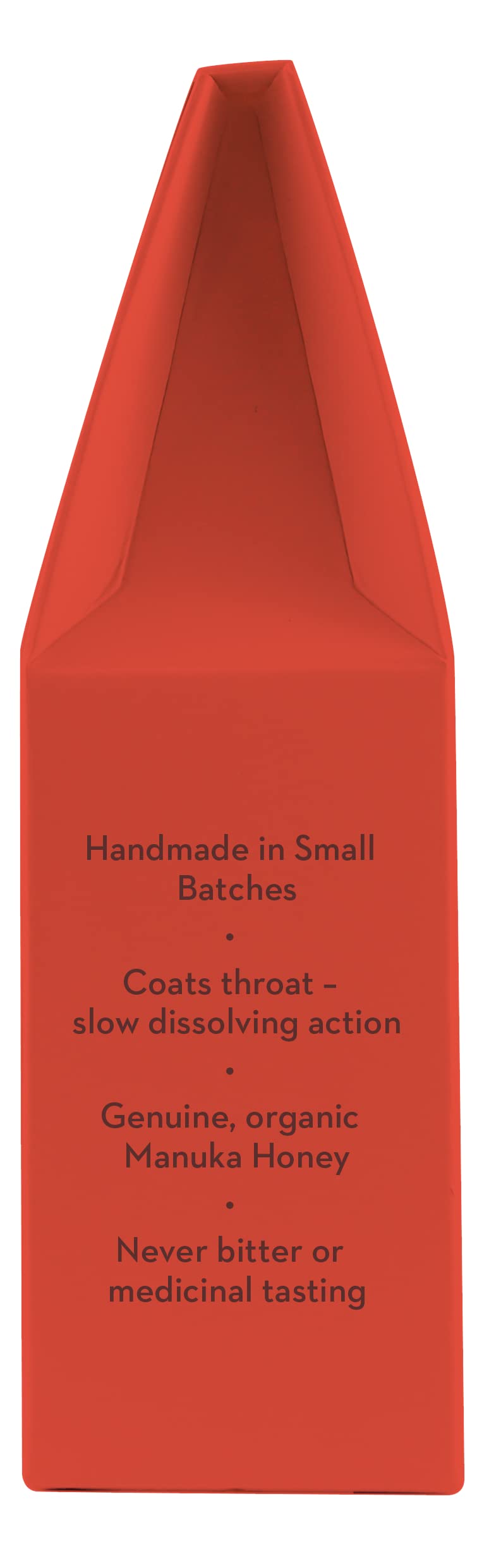 Wedderspoon bottle label close-up with authentic Manuka honey and ginger-echinacea blend.