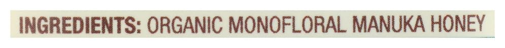 Wedderspoon Manuka Honey pour closeup—rich amber drizzle to elevate beverages.