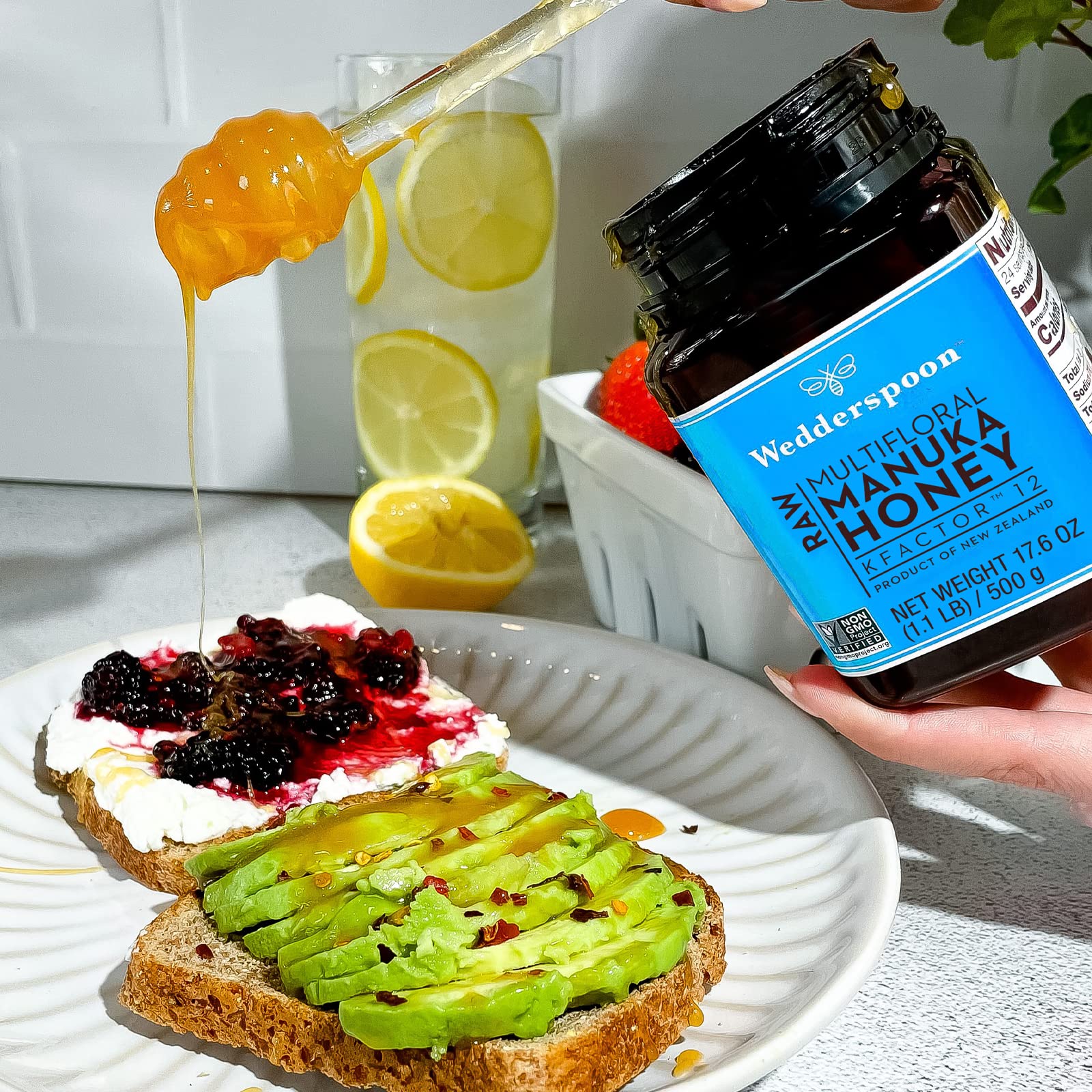 Wedderspoon use-tea-spoon honey for daily sweetness