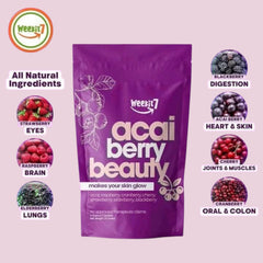 Two-pack display showing convenient daily sachets from Weekit