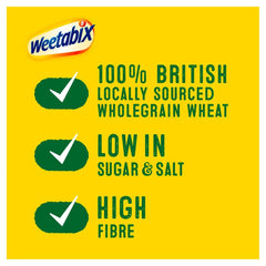 Weetabix Organic bowl with sliced fruit, showcasing a versatile, fiber-rich breakfast idea.