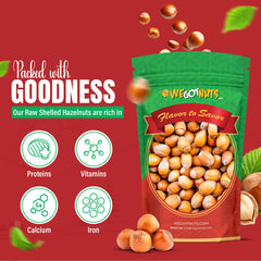 We Got Nuts hazelnuts in shell bulk 4lb display, premium freshness