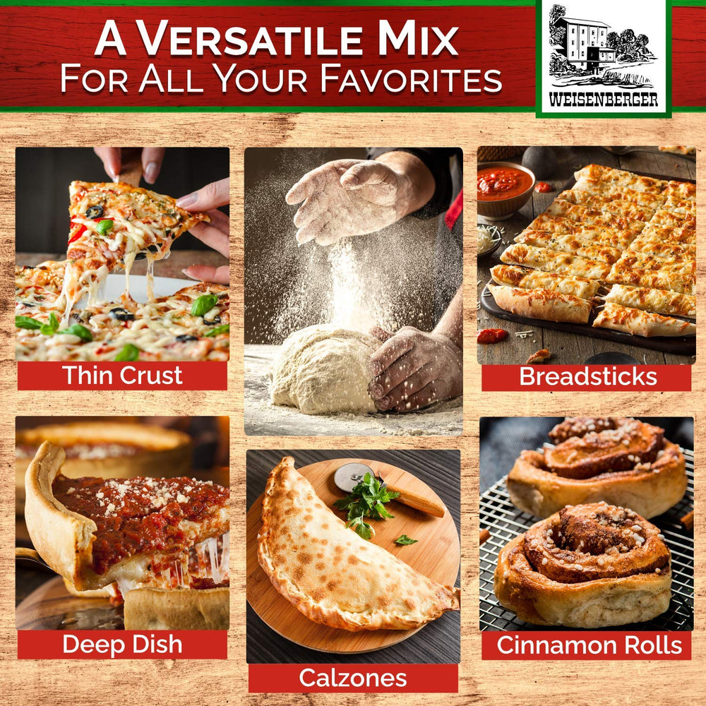 Weisenberger 3-pack display ideal for family pizza nights.