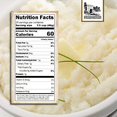 Weisenberger White Grits bag close-up showing coarse texture ideal for creamy dishes