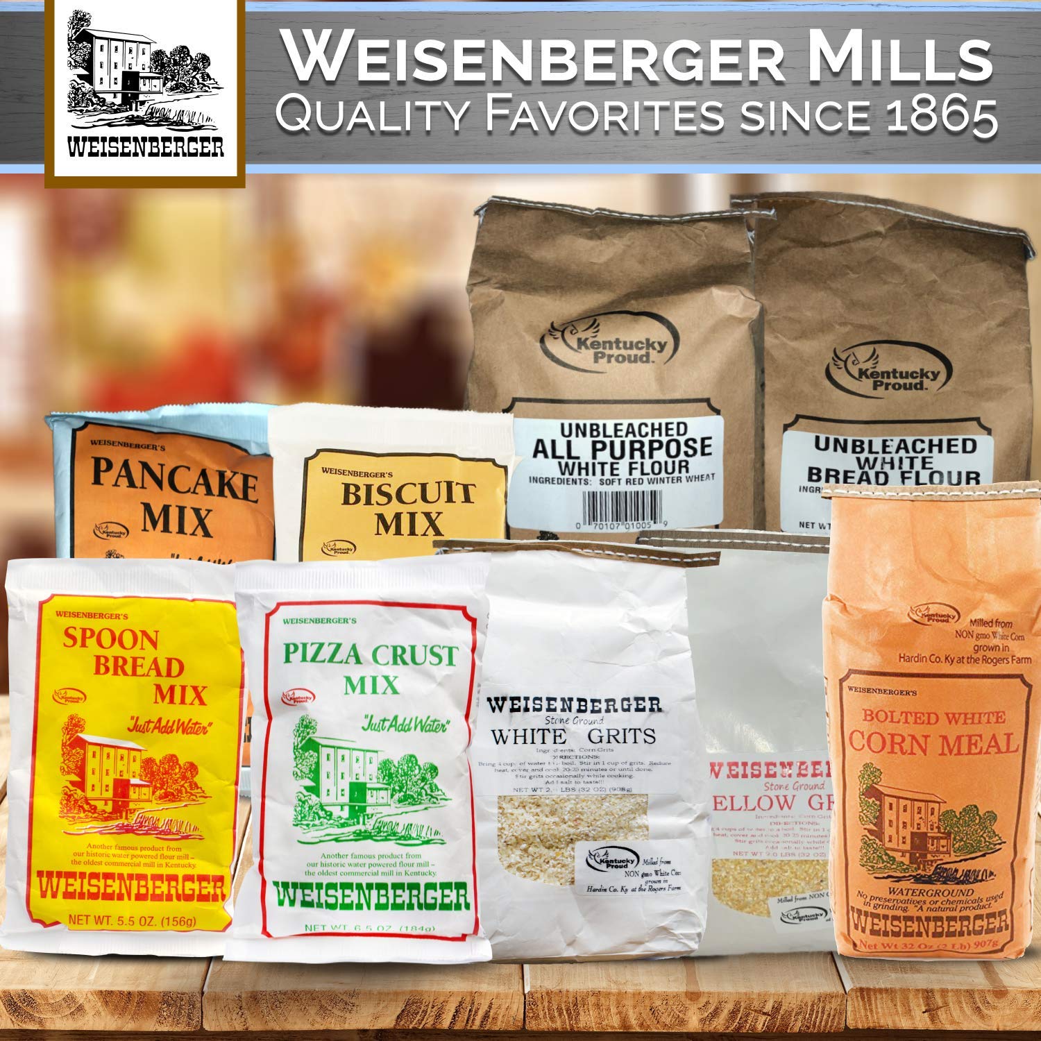 Weisenberger White Grits storage in fridge to maintain freshness